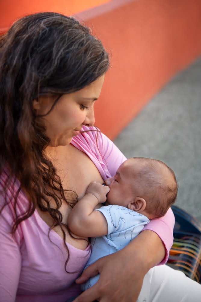 Breastfeeding baby