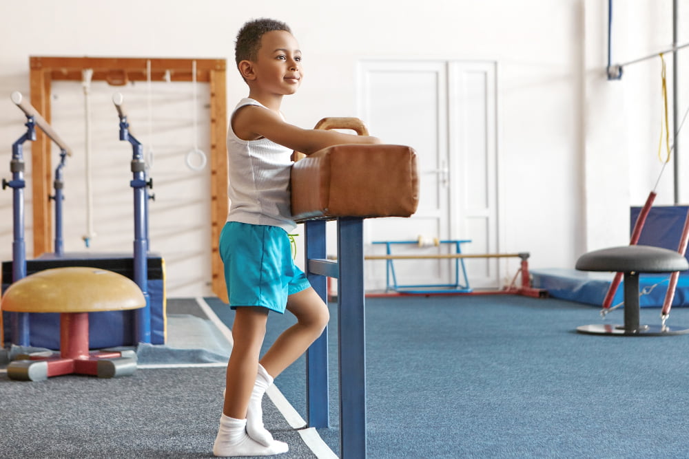 Gym room for kids at daycare