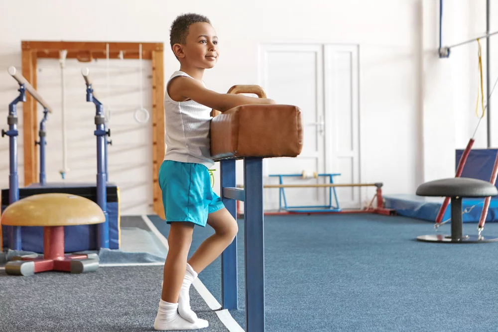 Gym room for kids at daycare